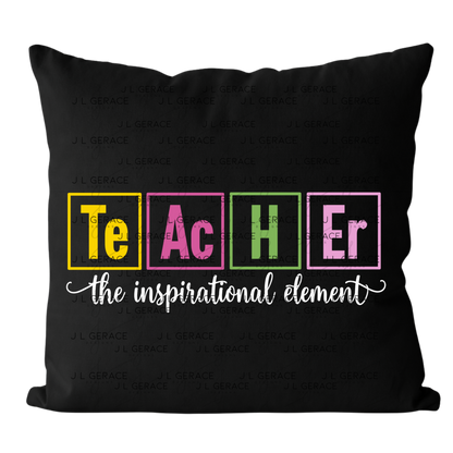 Teacher The Inspirational Element PNG Digital Download (4 Colors)
