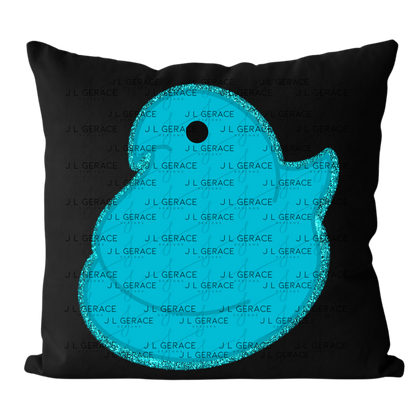 Blue Glitter Easter Peep Chick Clipart Sublimation PNG