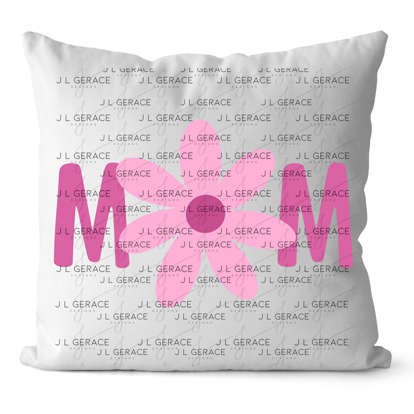 Mom Daisy Floral Rose Pink PNG Design