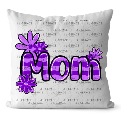 Mom Daisy Floral Purple PNG Design