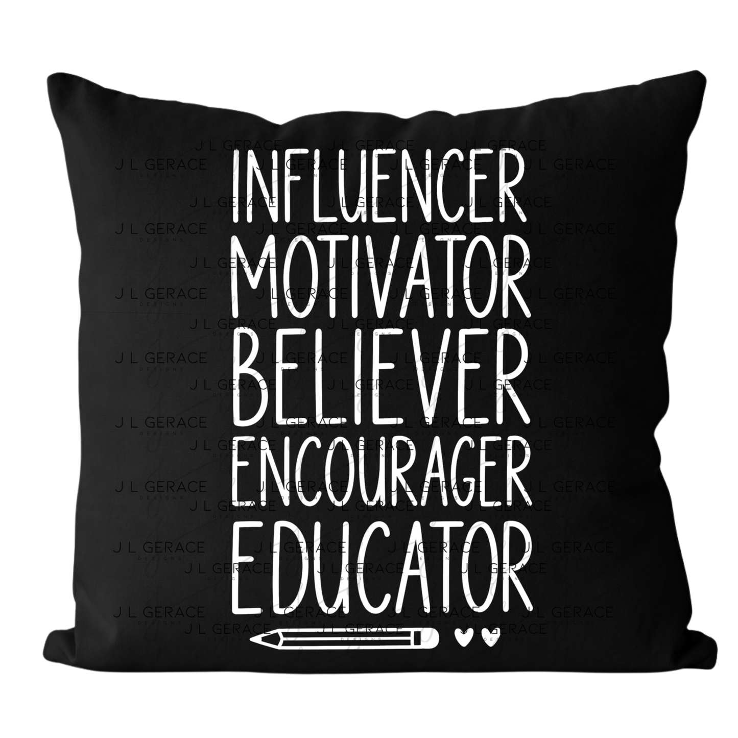 Influencer Motivator Believer Educator Teacher PNG (2 Colors)