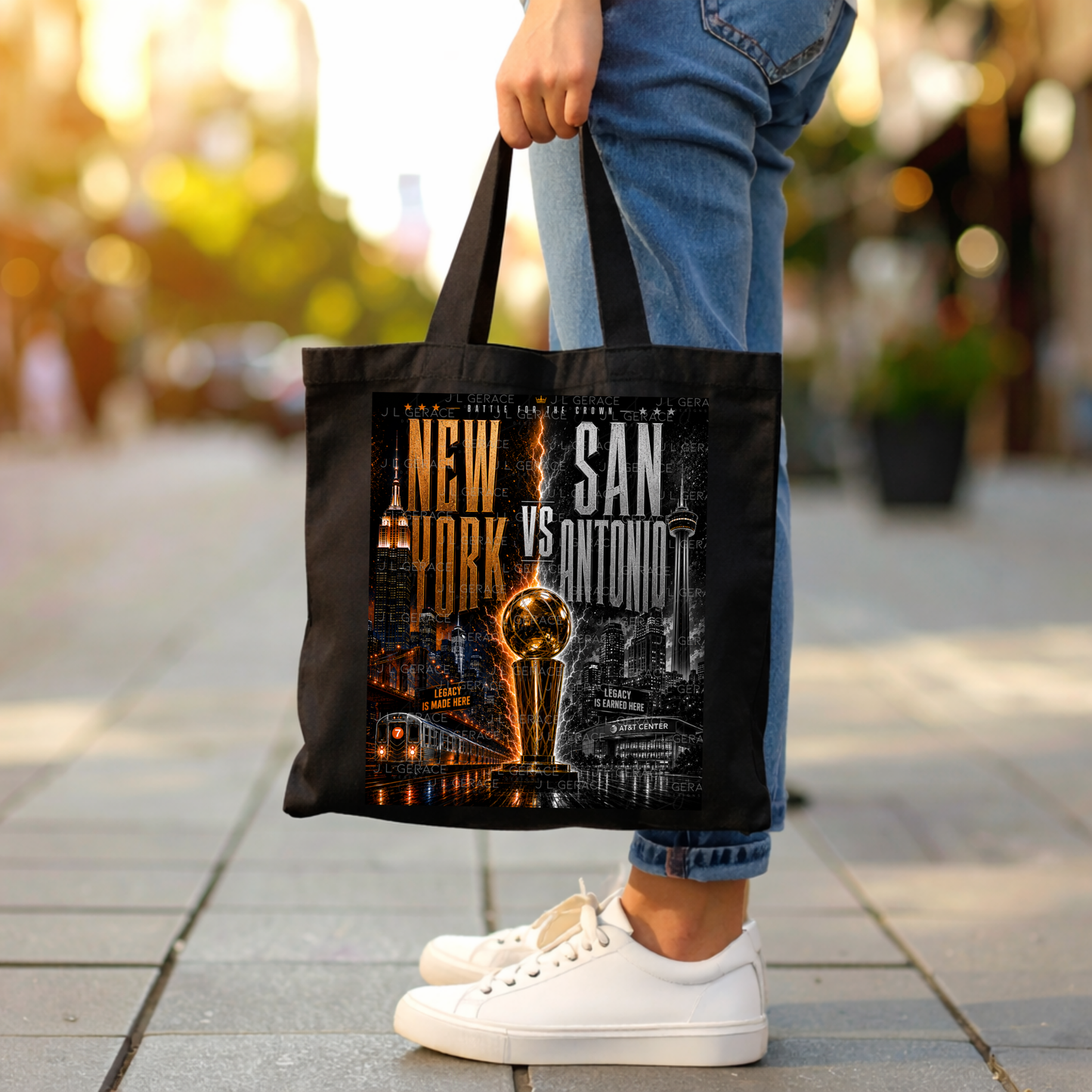 New York vs San Antonio Championship Basketball PNG Design