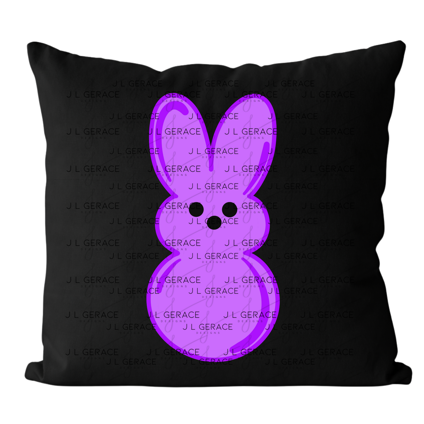 Purple Bunny Peep Easter Clipart Sublimation PNG