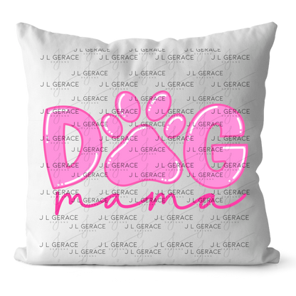 Dog Mama PNG – Pink Paw Print Mothers Day Sublimation Design