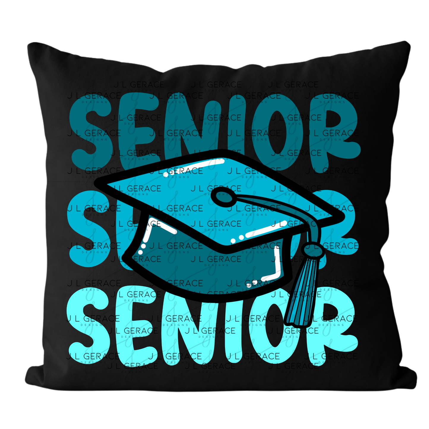 Senior PNG – Teal Graduation Cap Senior Design