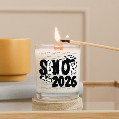 Senior 2026 PNG – Graduation Cap and Diploma Sublimation Design