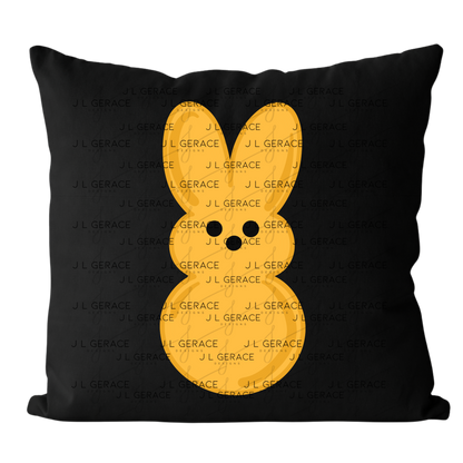 Orange Bunny Peep Easter Clipart Sublimation PNG