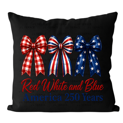 Red White and Blue America 250 Years PNG Design