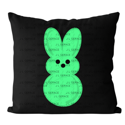 Green Bunny Peep Easter Clipart Sublimation PNG