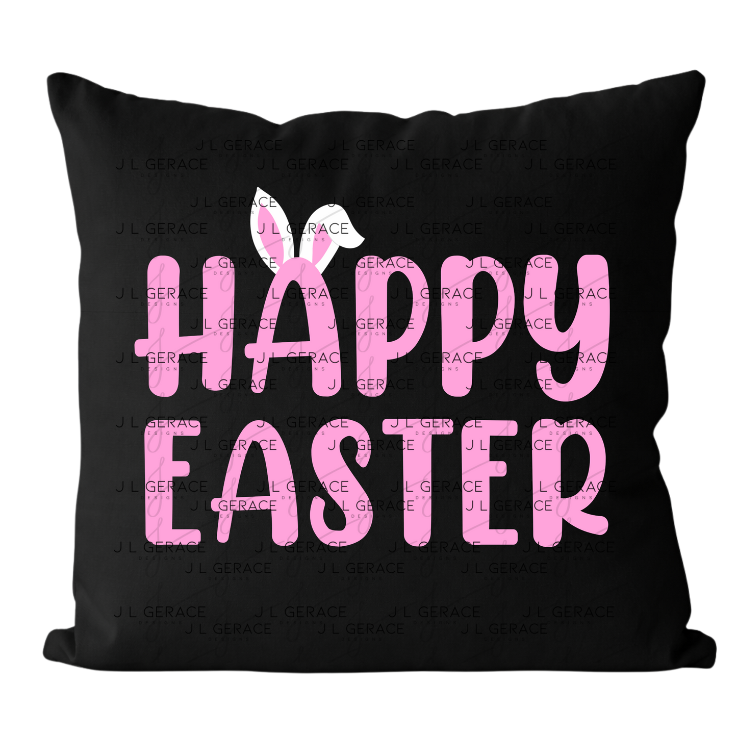 Happy Easter Bunny Ears PNG