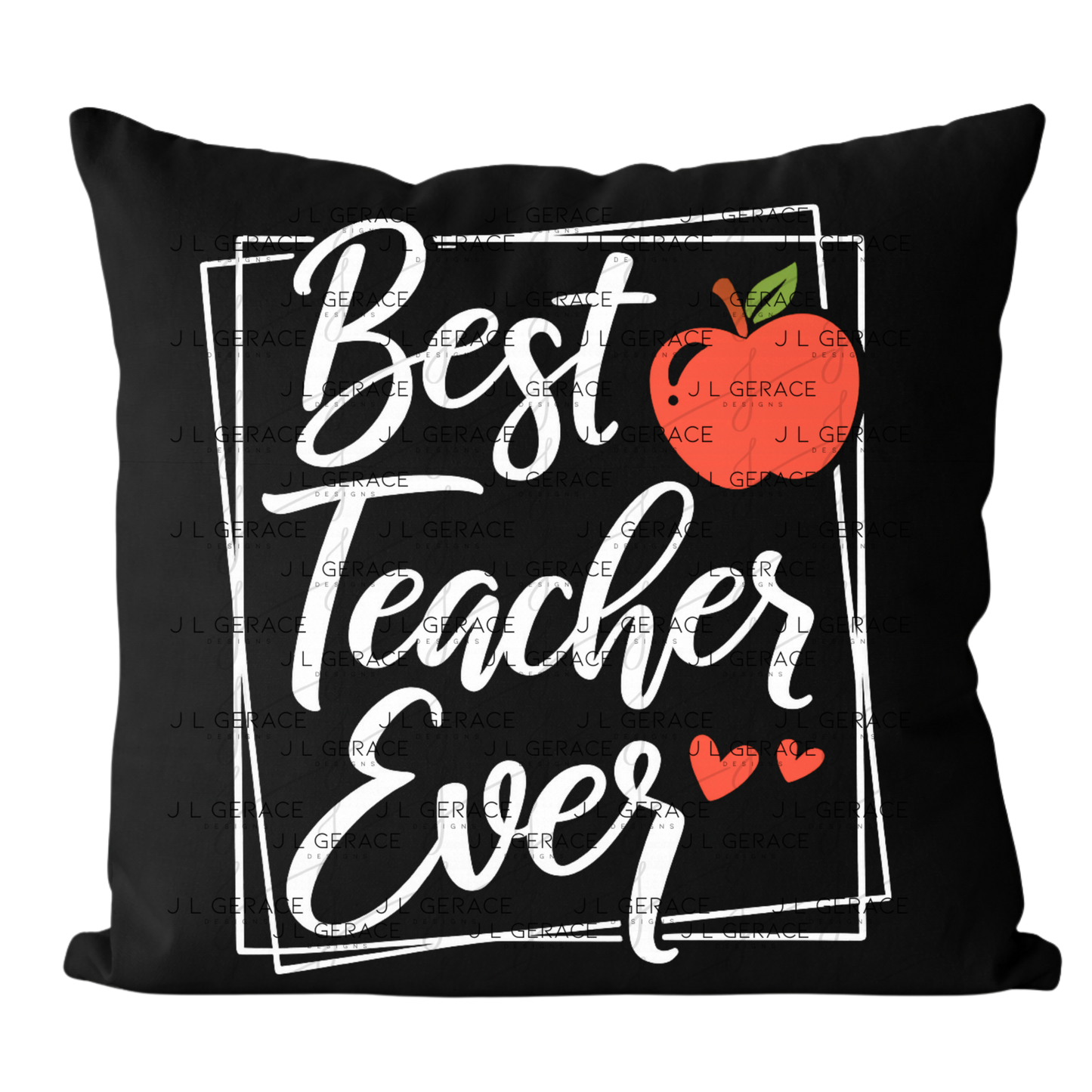 Best Teacher Ever Apple PNG (2 Colors)