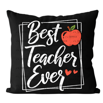 Best Teacher Ever Apple PNG (2 Colors)
