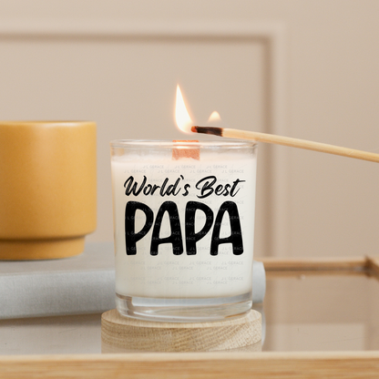 World’s Best Papa PNG – Black Minimalist Typography Design