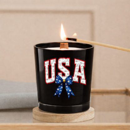 USA Bow Patriotic PNG Design