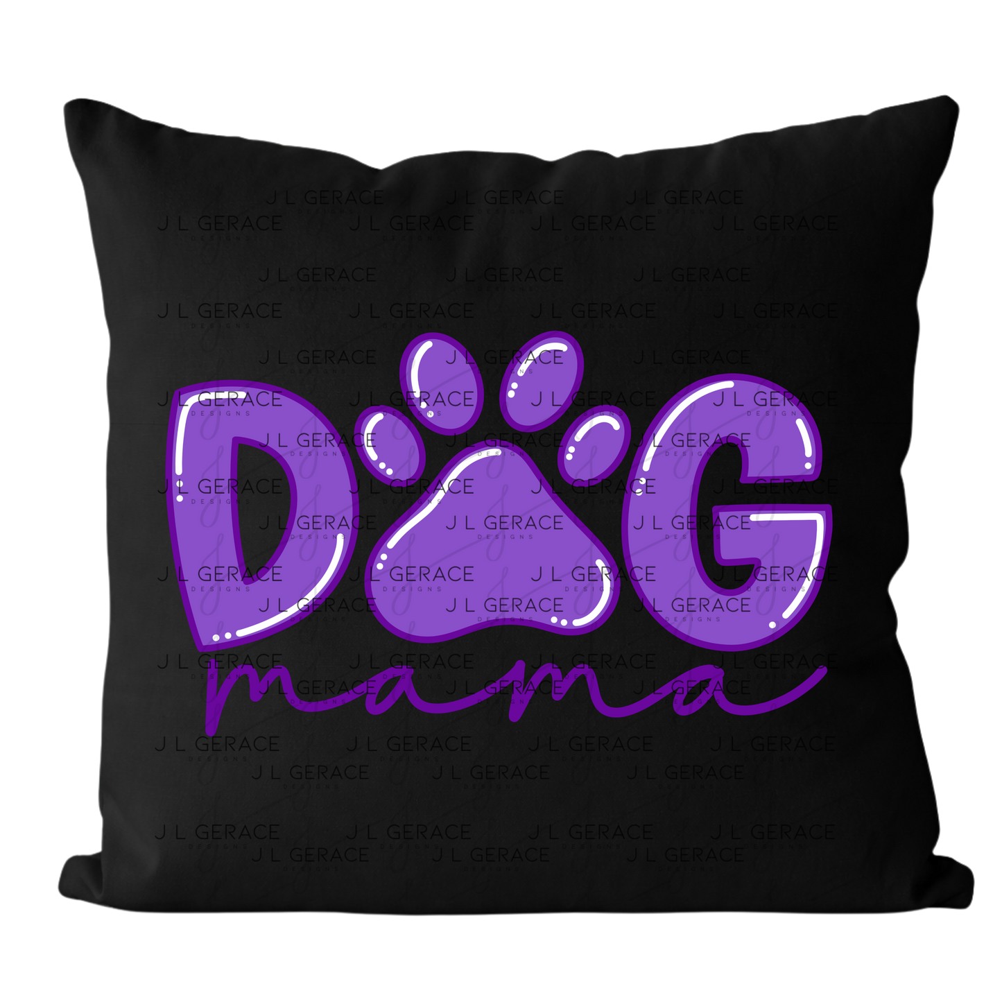 Dog Mama PNG – Paw Print Mothers Day Sublimation Design