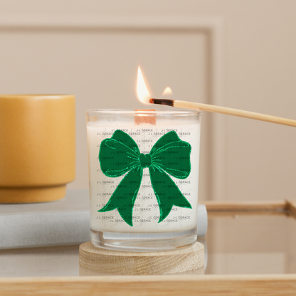 Green Bow PNG Green Glitter Outline St Patricks Day Sublimation Digital Download