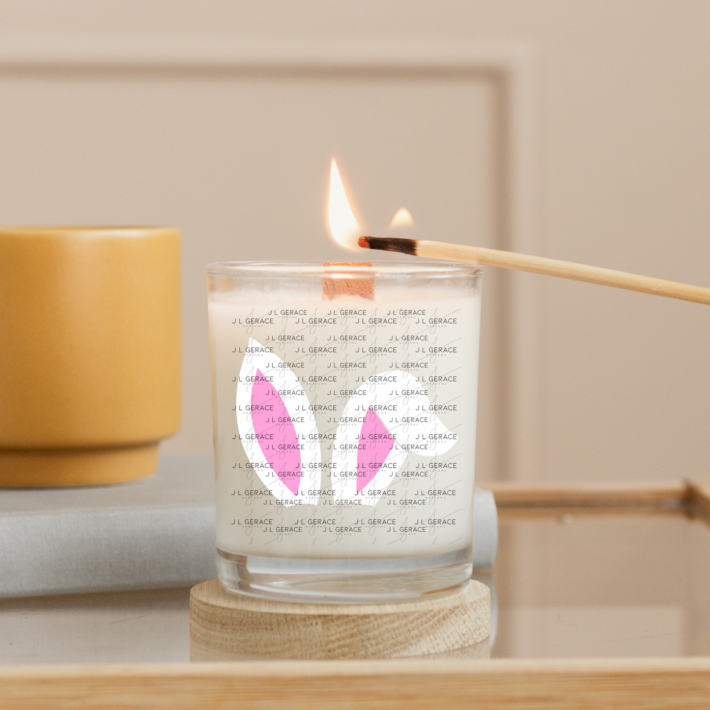 White Easter Bunny Ears PNG