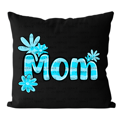Mom Daisy Floral Blue PNG Design