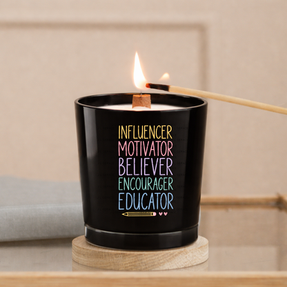 Influencer Motivator Believer Educator Teacher Colorful PNG
