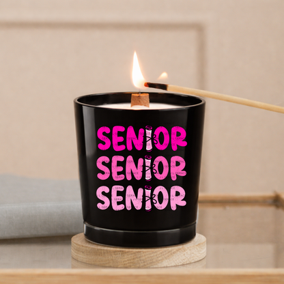 Senior PNG – Pink Diploma Graduation Lettering Design
