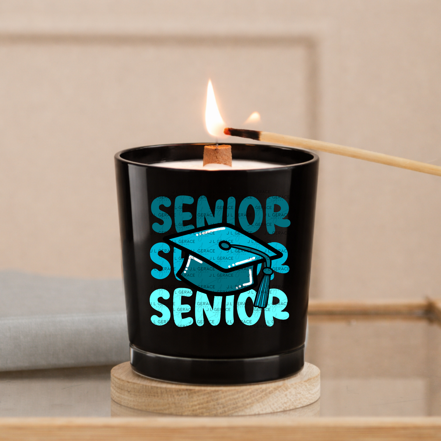 Senior PNG – Teal Graduation Cap Senior Design
