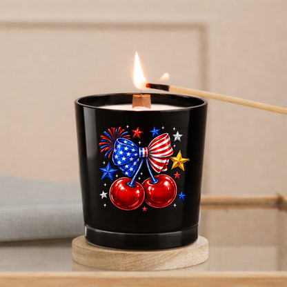 Patriotic Cherry Bow PNG