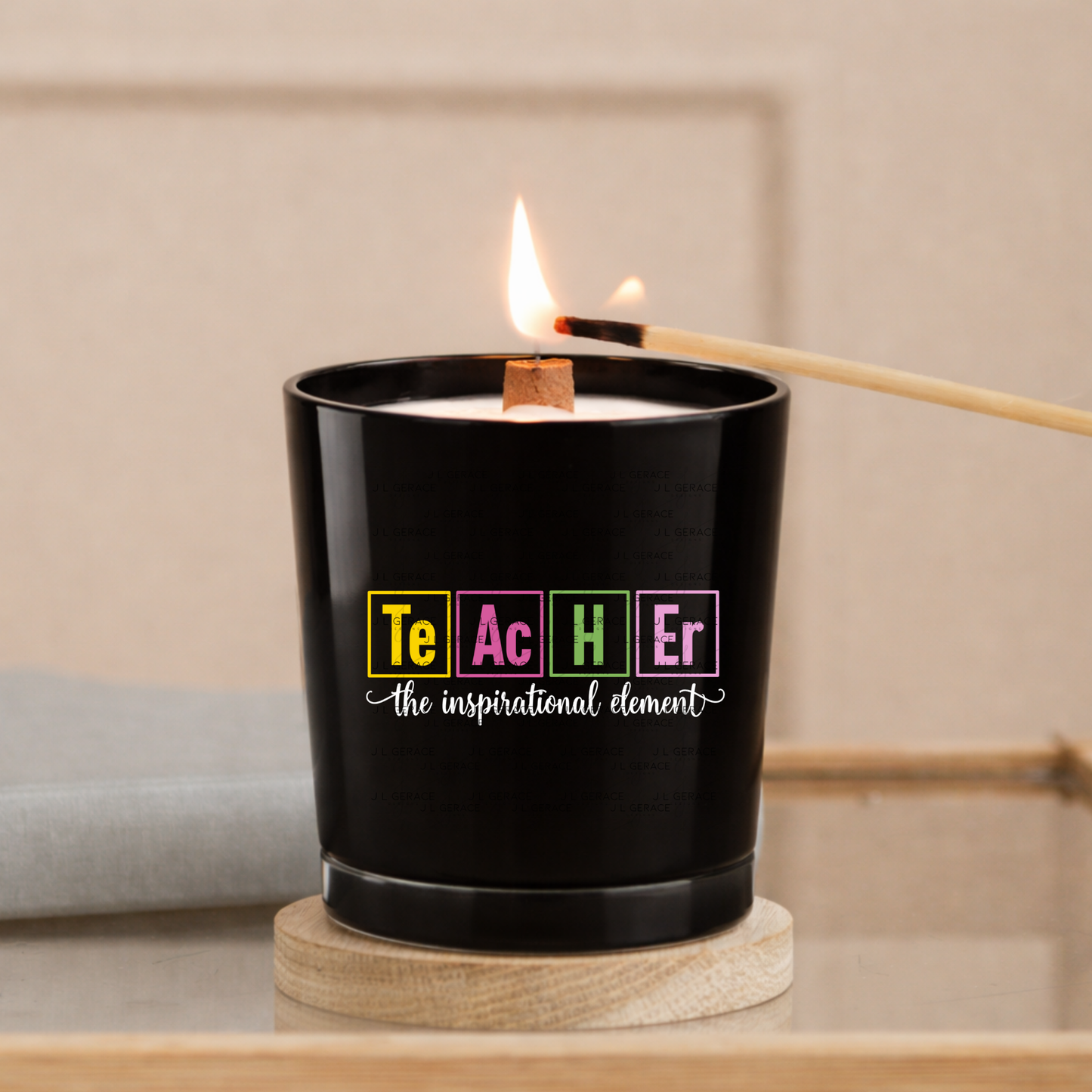 Teacher The Inspirational Element Colorful PNG Digital Download (2 Colors)