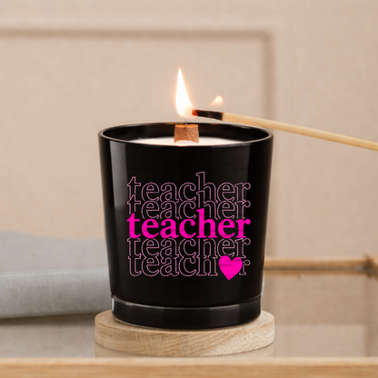 Teacher Teacher Heart Pink PNG Digital Download