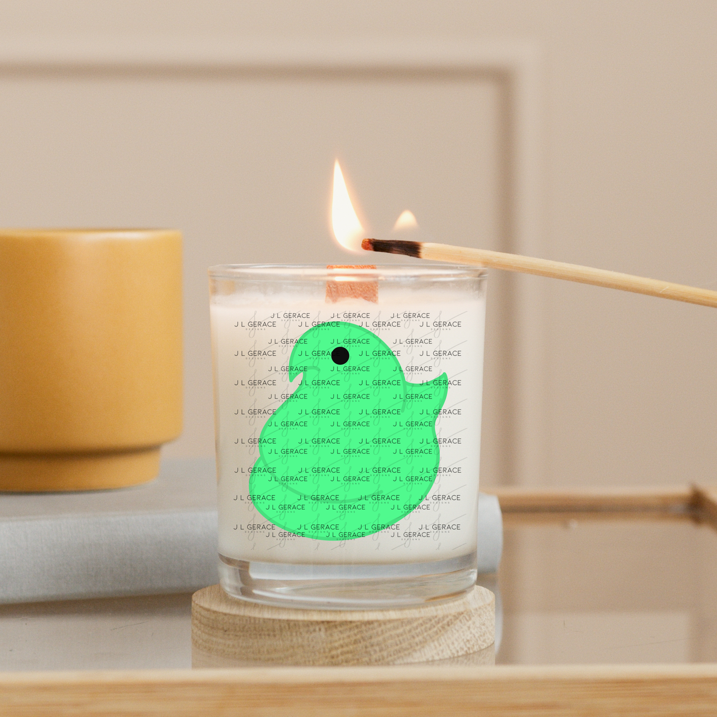 Green Easter Peep Chick Clipart Sublimation PNG