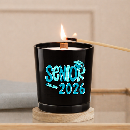 Senior 2026 PNG – Turquoise Graduation Cap and Diploma Design
