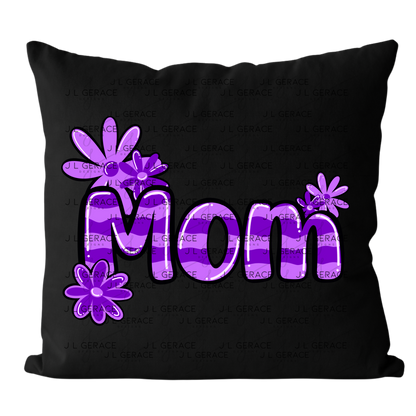 Mom Daisy Floral Purple PNG Design