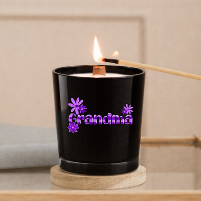 Grandma PNG – Purple Floral Name Sublimation Design