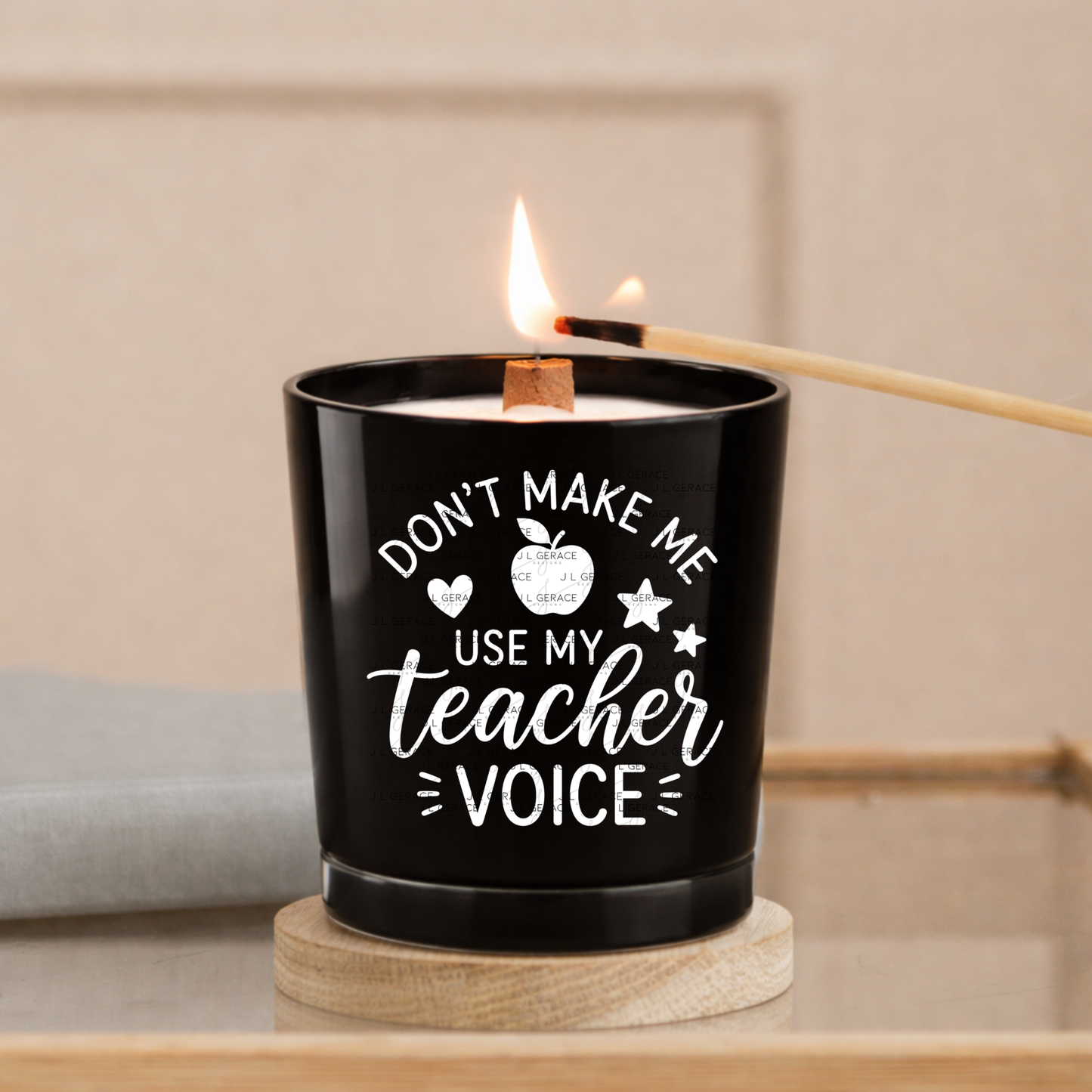 Don't Make Me Use My Teacher Voice PNG (2 Colors)