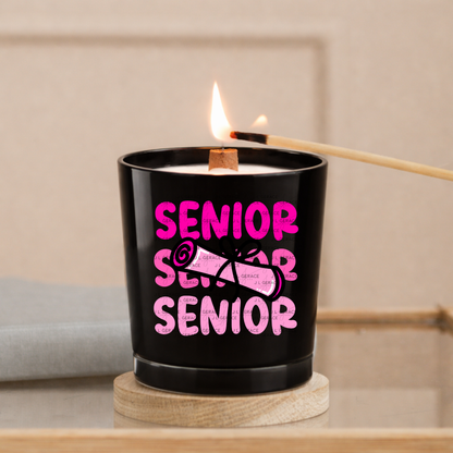Senior PNG – Pink Diploma Graduation Lettering Design