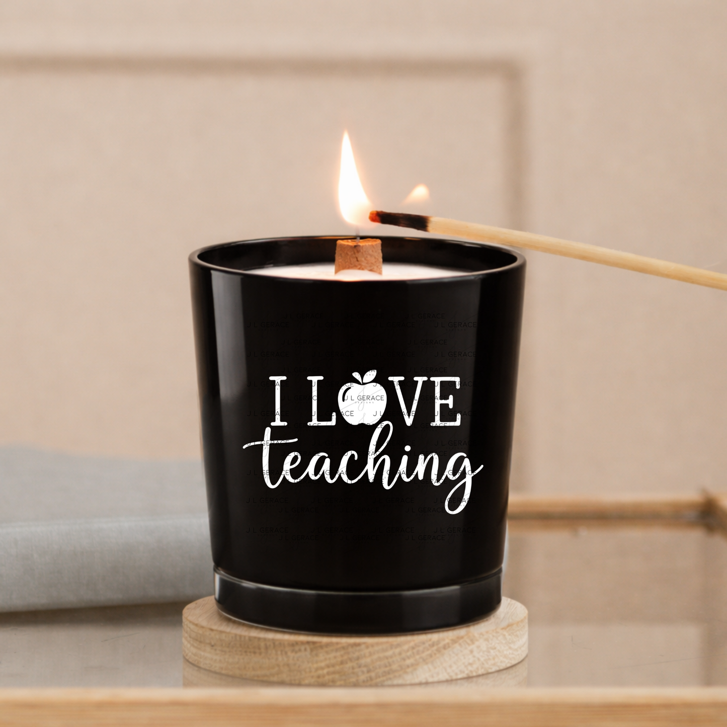 I Love Teaching Apple Teacher Colorful PNG (2 Colors)
