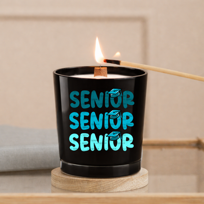 Senior PNG – Teal Graduation Cap Lettering Design