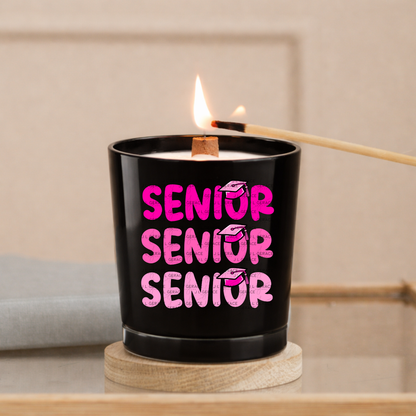 Senior PNG – Pink Graduation Cap Lettering Design