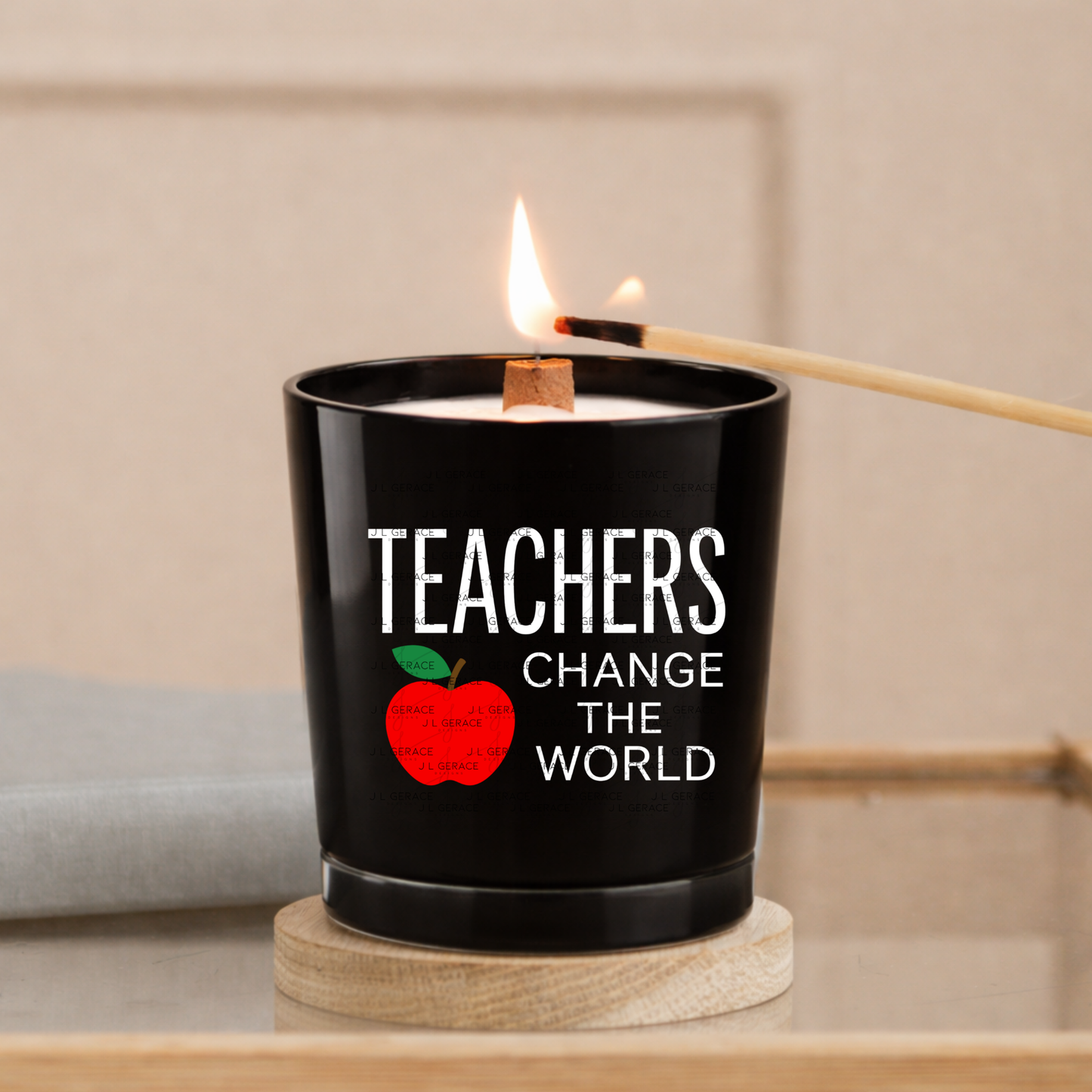Teachers Change The World Apple PNG Digital Download