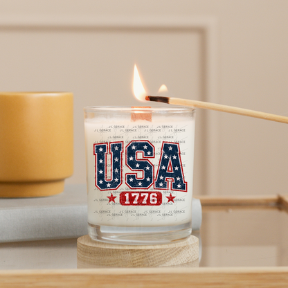 USA 1776 Distressed Patriotic PNG Design