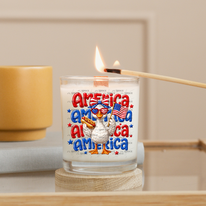 America Goose Hotdog Patriotic PNG Design