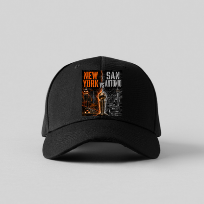New York vs San Antonio Basketball Finals PNG Design
