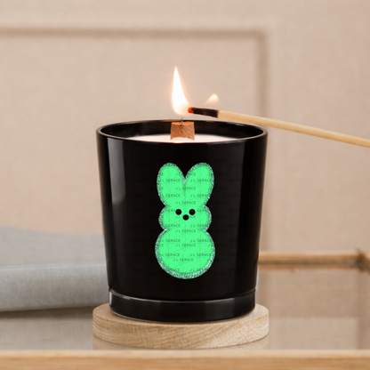 Green Glitter Bunny Peep Easter Clipart Sublimation PNG