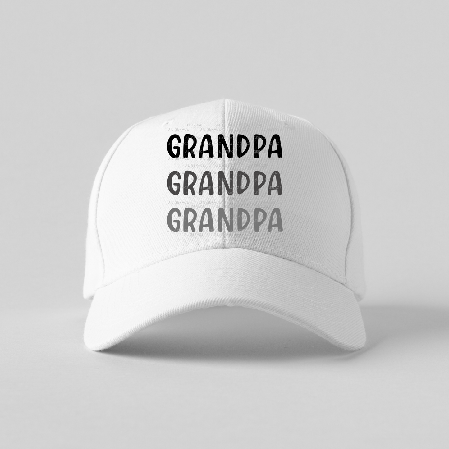 Grandpa PNG – Minimalist Repeat Typography Sublimation Design