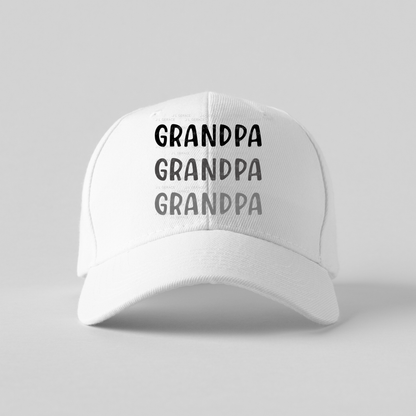 Grandpa PNG – Minimalist Repeat Typography Sublimation Design