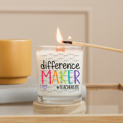 Difference Maker Rainbow Teacherlife PNG Digital Download (2 Colors)