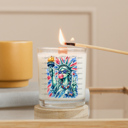 Liberty Statue Bubblegum Patriotic PNG Design