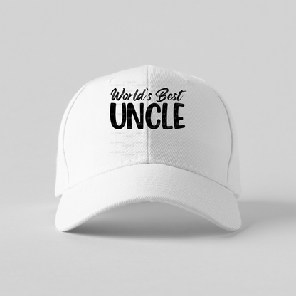 Worlds Best Uncle PNG – Black Glossy Typography Sublimation Design