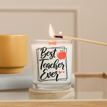 Best Teacher Ever Apple PNG (2 Colors)
