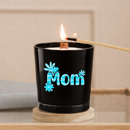 Mom Daisy Floral Blue PNG Design