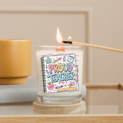 Pastel Proud Teacher Notebook PNG Digital Download